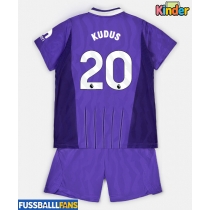 Tottenham Hotspur Mohammed Kudus #20 3rd trikot Kinder 2026-27 Kurzarm (+ Kurze Hosen)